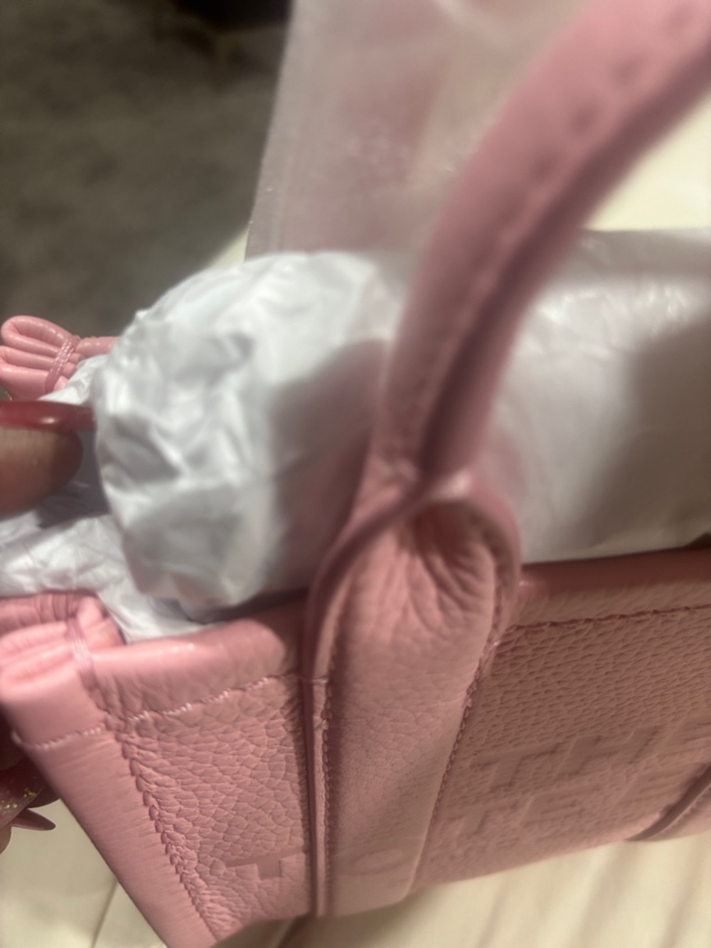 Marc Jacobs Mini Tote in Soft Pink Leather - Picture 10 of 10